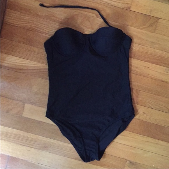 J crew black bathing suit size 4 - Picture 1 of 1